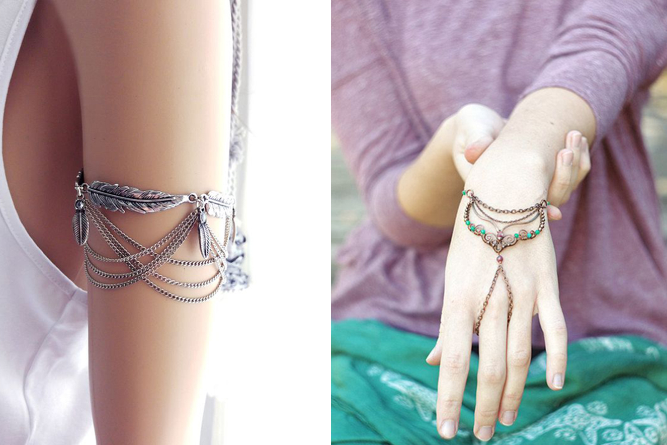 Pulseira e bracelete