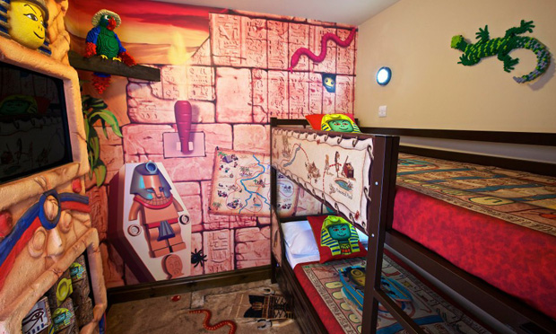 Decoração do hotel Legoland Decoração do hotel Legoland