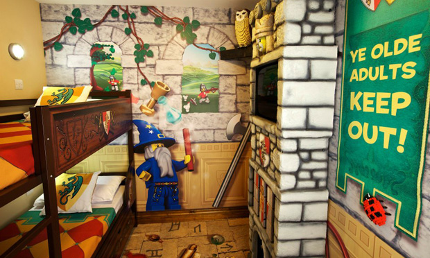 Decoração do hotel Legoland Decoração do hotel Legoland