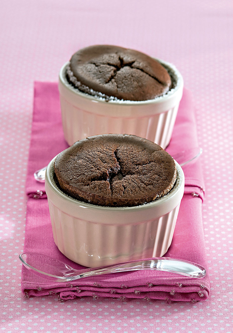 Suflê light de chocolate