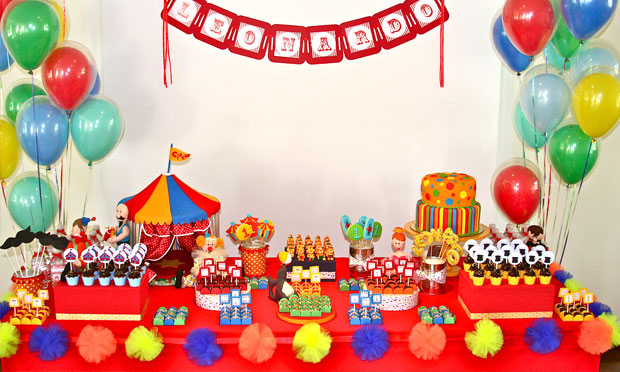 Decoração para festa de aniversário infantil