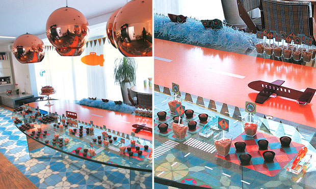 Decoração festa de aniversário infantil transporte