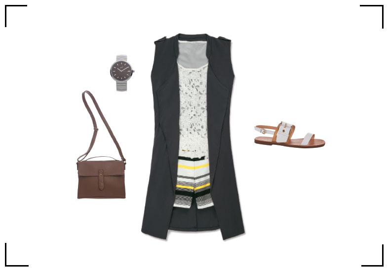 1 peça, 4 looks: como usar o colete longo