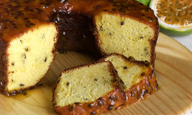 Bolo de maracuj&aacute;