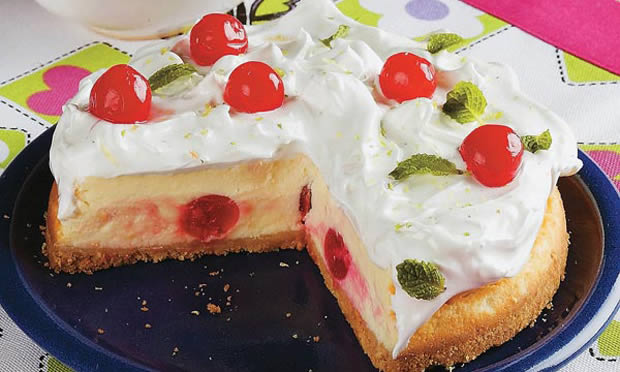 Cheesecake de cereja