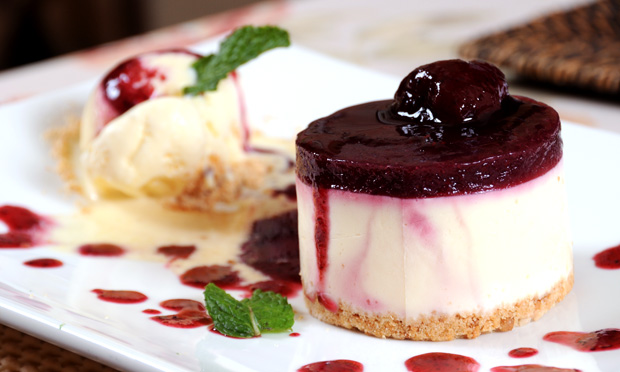 Cheesecake de frutas vermelhas