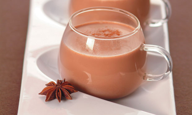 Chocolate quente com especiarias