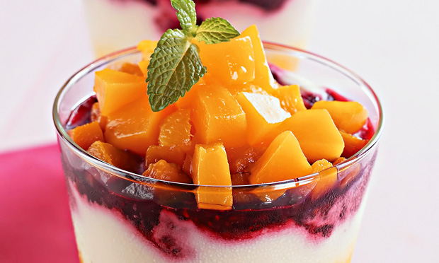 Creme com pêssego Creme com pêssego