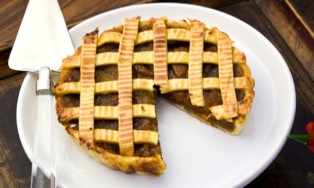 Crostata de damasco Crostata de damasco