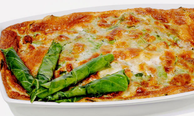 Gratinado de couve-manteiga e nozes Gratinado de couve-manteiga e nozes