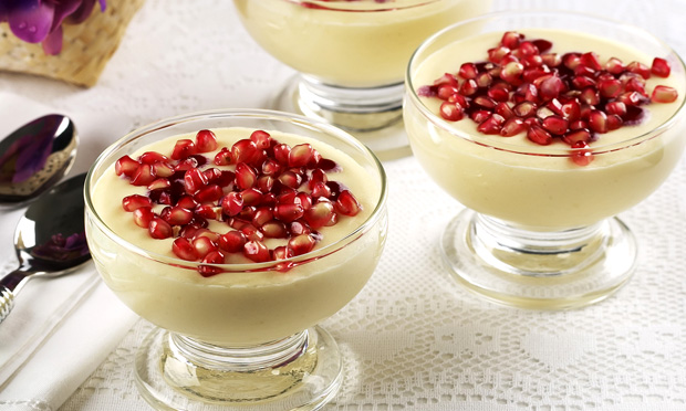 Musse com calda de Romã Musse com calda de Romã