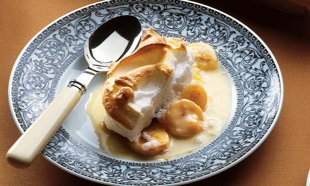 Pavê cremoso de banana Pavê cremoso de banana