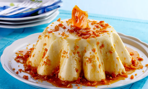 Pudim especial de amêndoas Pudim especial de amêndoas