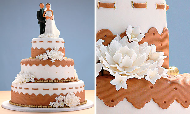 Bolo marrom de nozes Bolo marrom de nozes