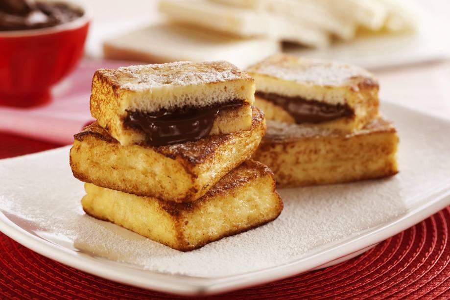 Sanduíche de rabanada e Nutella®: para qualquer refeição do dia Sanduíche de rabanada e Nutella®: para qualquer refeição do dia
