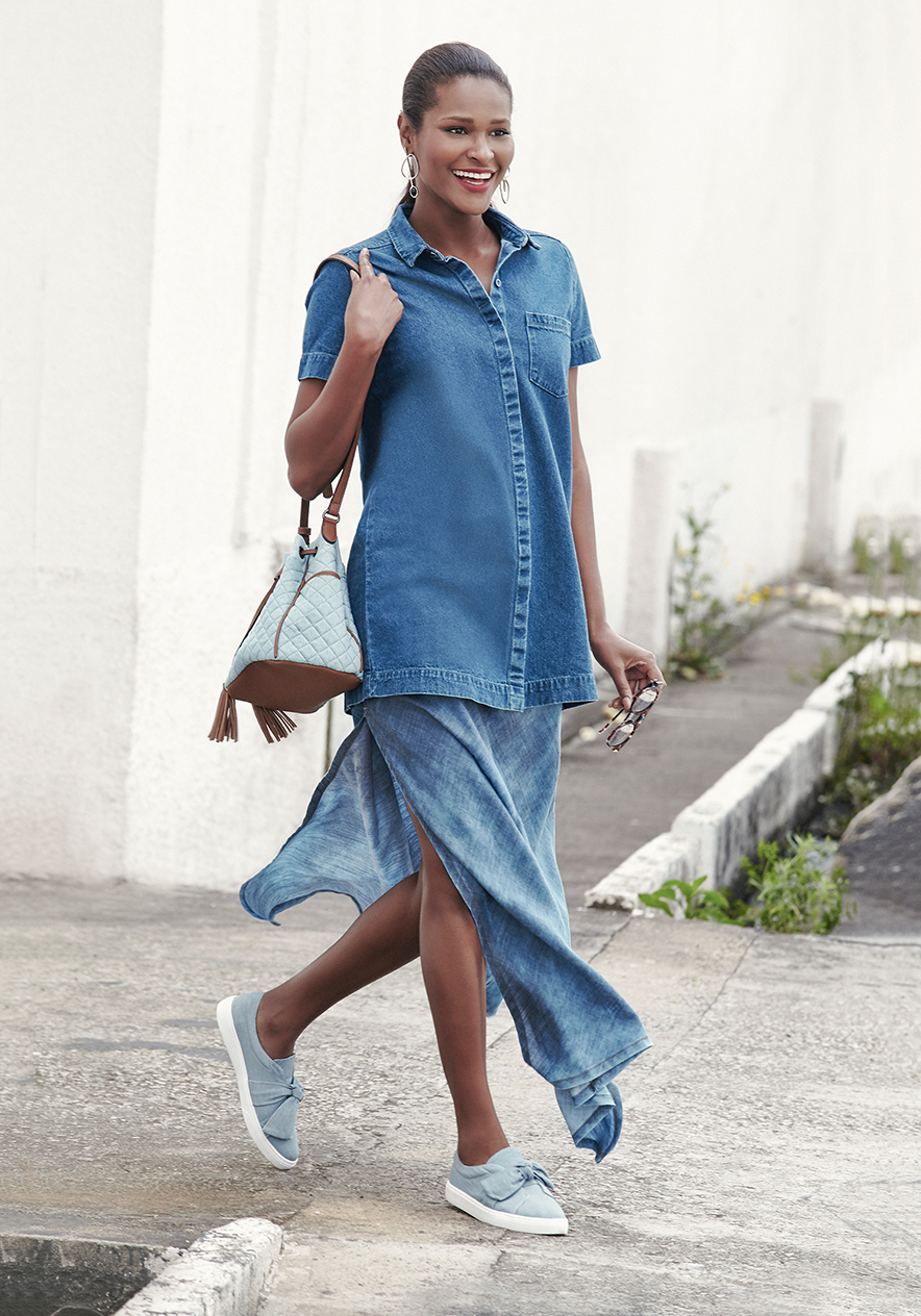 como-usar-vestido-jeans