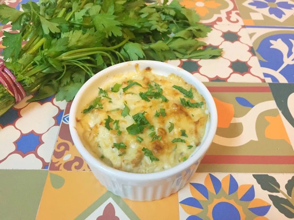 Fricassê de frango com creme de leite vegetal