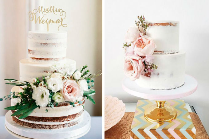 Bolo espatulado: Toque rústico sofisticado para o seu casamento