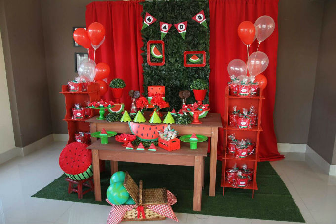 Café da manhã em festa infantil