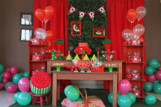Café da manhã em festa infantil