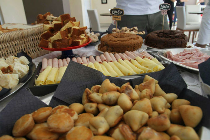 Café da manhã em festa infantil