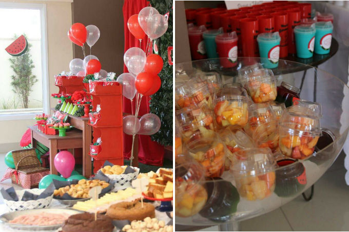 Café da manhã em festa infantil