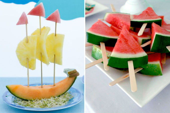 Frutas em festa infantil