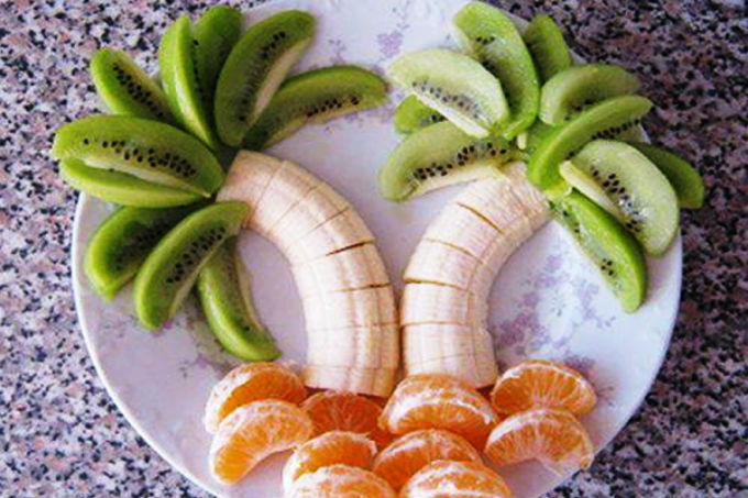 Frutas em festa infantil