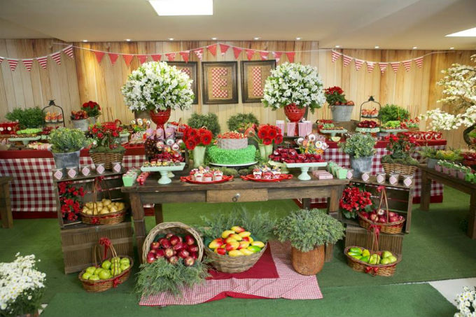 Festa infantil nas férias