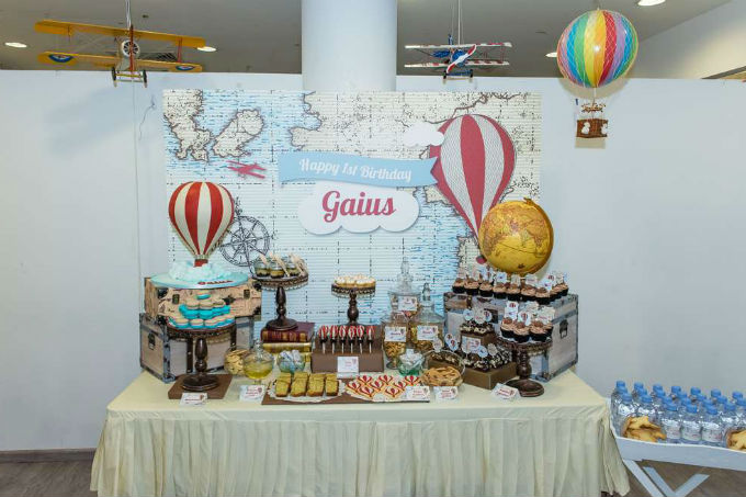 Festa com tema balões