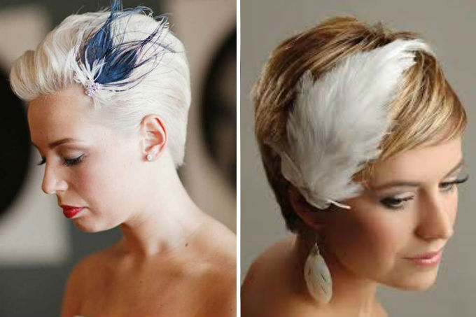 Penteados para noiva de cabelo curto