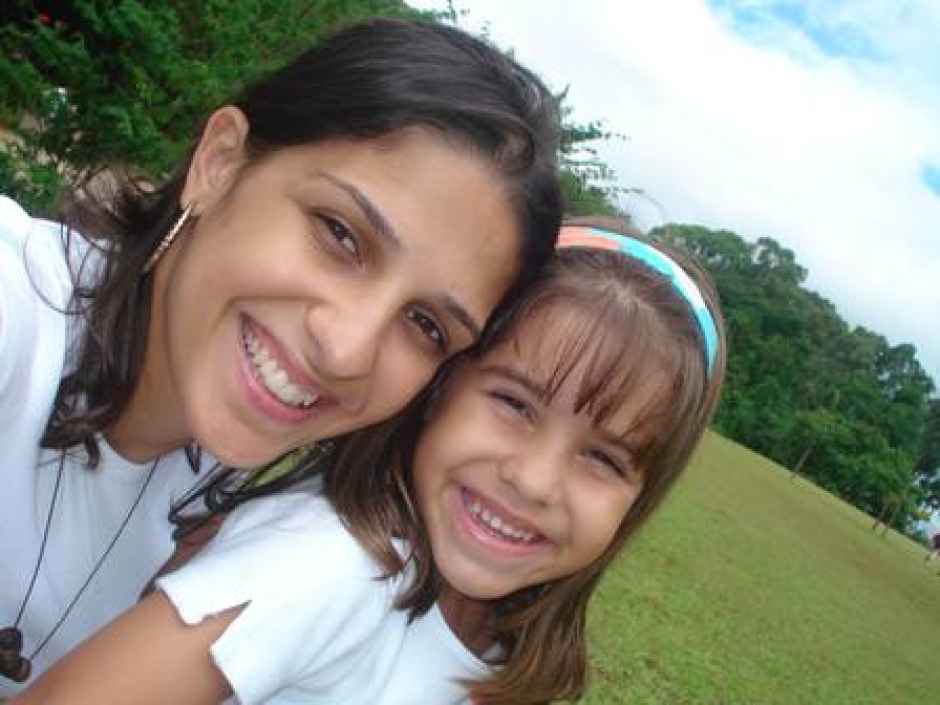 Ana Carolina Oliveira e a filha Isabella Nardoni