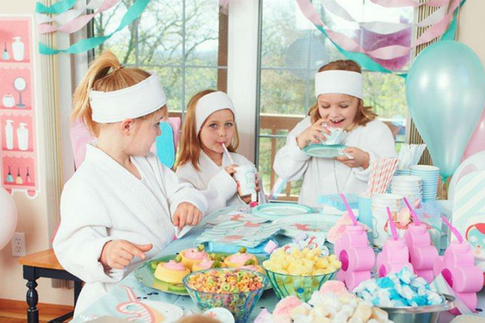 Festa infantil com tema SPA