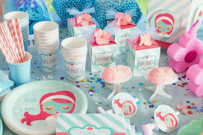Festa infantil com tema SPA