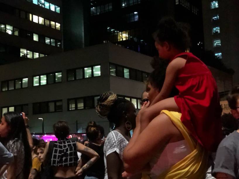 Protesto contra a morte de Marielle Franco e Anderson Gomes, assassinados no Rio