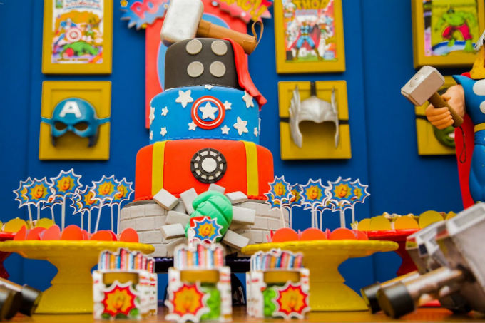 festa-infantil-vingadores-3 Festa infantil tema Os Vigadores
