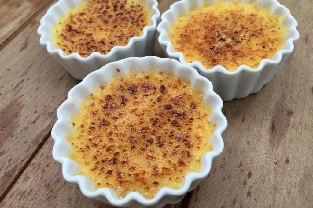 Creme brulée de milho