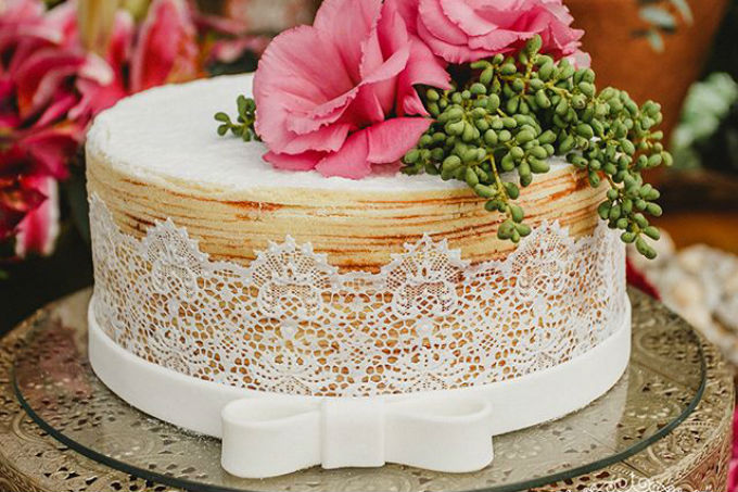 Bolo de rolo para casamento
