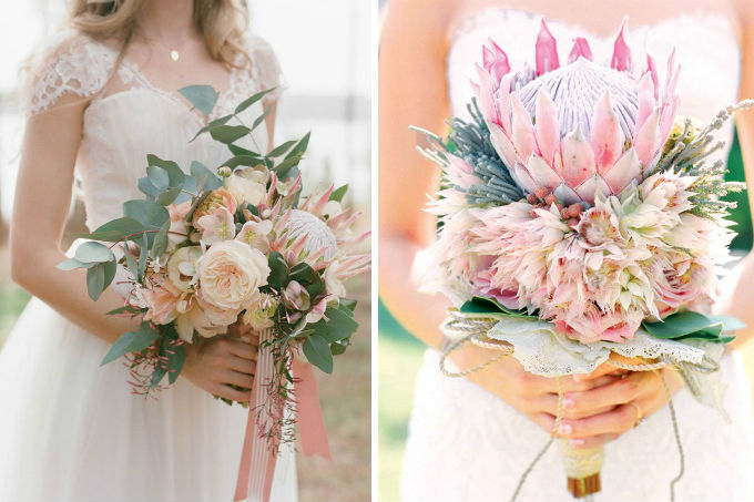 protea-buque-noiva-4 Buquê de protea para casamento
