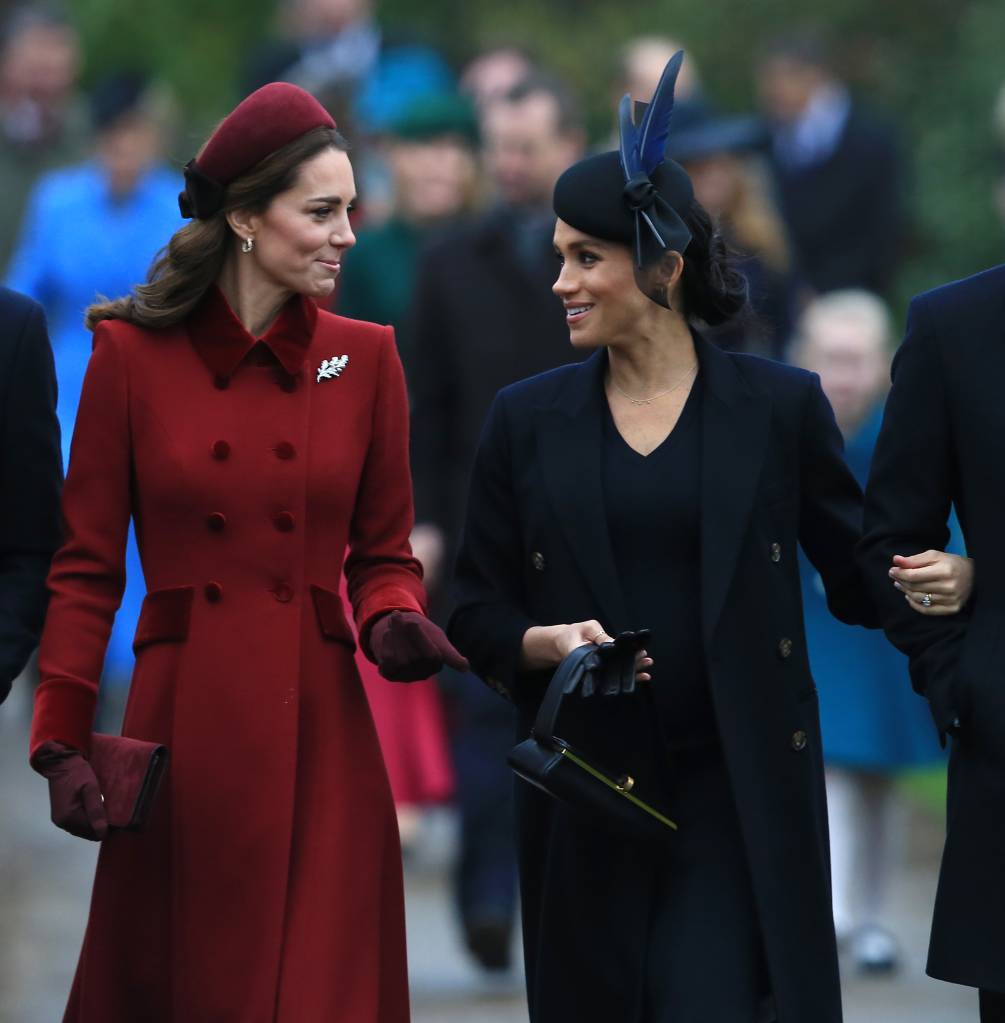 The Royal Family Attend Church On Christmas Day