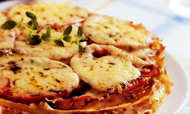 gratinado de panqueca