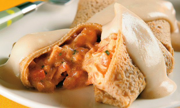 Panqueca de salm&atilde;o