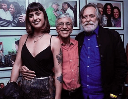 Carol Junger, Caetano Veloso e José de Abreu