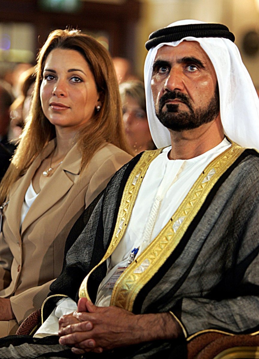 Princesa Haya e o marido, xeque Mohammed O mistério das princesas árabes que tentam fugir do rei