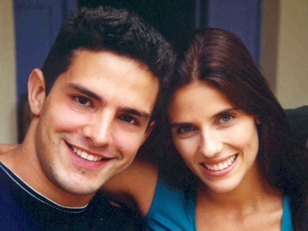 Iran Malfitano ao lado de Rafaella Mandelli