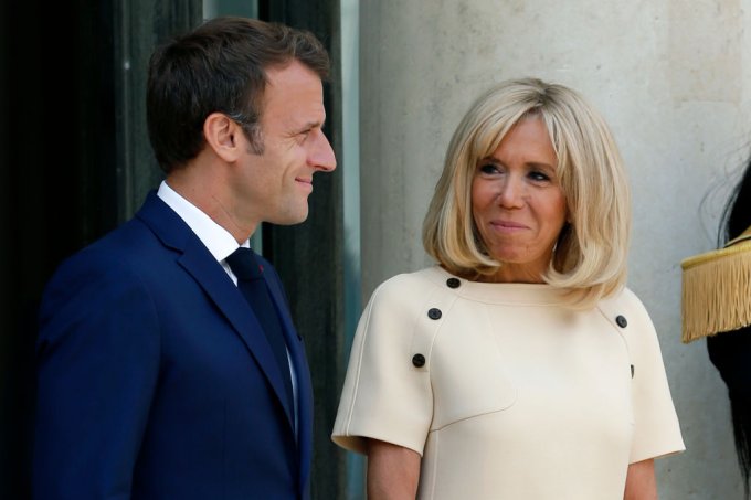 Emmanuel Macron e Brigitte Macron