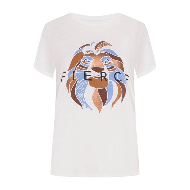 Blusa Feminina O Rei Leão Metalizada Manga Curta Decote Redondo Off White, R$ 49,99 - C&A Blusa Feminina O Rei Leão Metalizada Manga Curta Decote Redondo Off White, R$ 49,99 - C&A