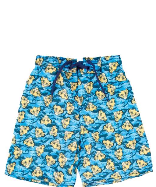 Bermuda Surf Infantil O Rei Leão Simba Estampada com Bolso Azul Claro, R$ 35,99 - C&A