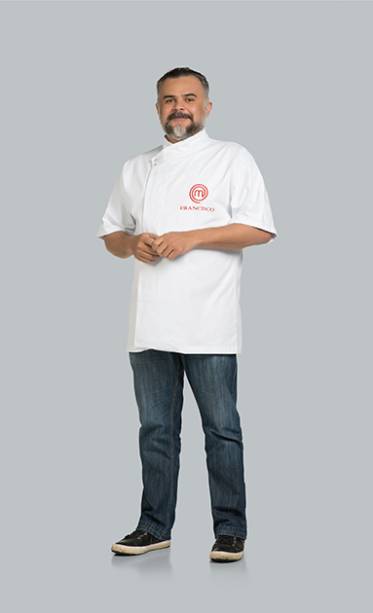Experiente, Francisco Pinheiro começou a cozinhar profissionalmente aos 16 anos, e aos 21 já era chef. Tem como mentor o francês Laurent Suaudeau. Hoje comanda a cozinha de dois restaurantes. Experiente, Francisco Pinheiro começou a cozinhar profissionalmente aos 16 anos, e aos 21 já era chef. Tem como mentor o francês Laurent Suaudeau. Hoje comanda a cozinha de dois restaurantes.