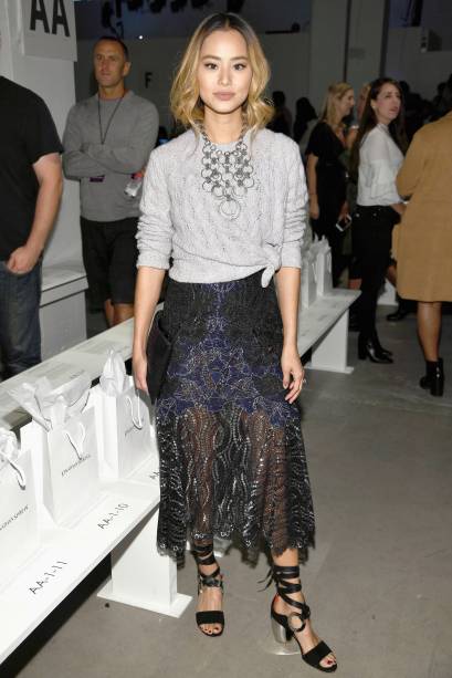 no desfile da <strong>Jonathan Simkhai</strong>. no desfile da <strong>Jonathan Simkhai</strong>.